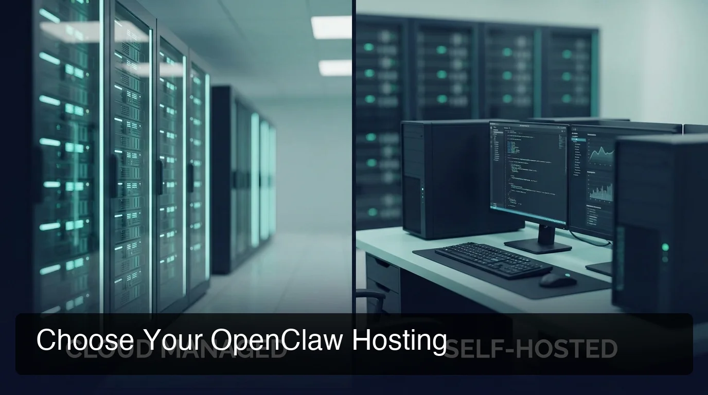 Best OpenClaw hosting service comparison — managed cloud vs self-hosted VPS overview