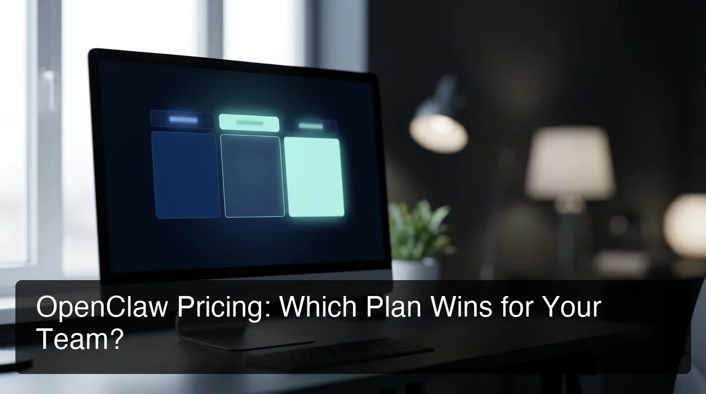 OpenClaw pricing comparison showing managed services vs self-hosting options for 2026