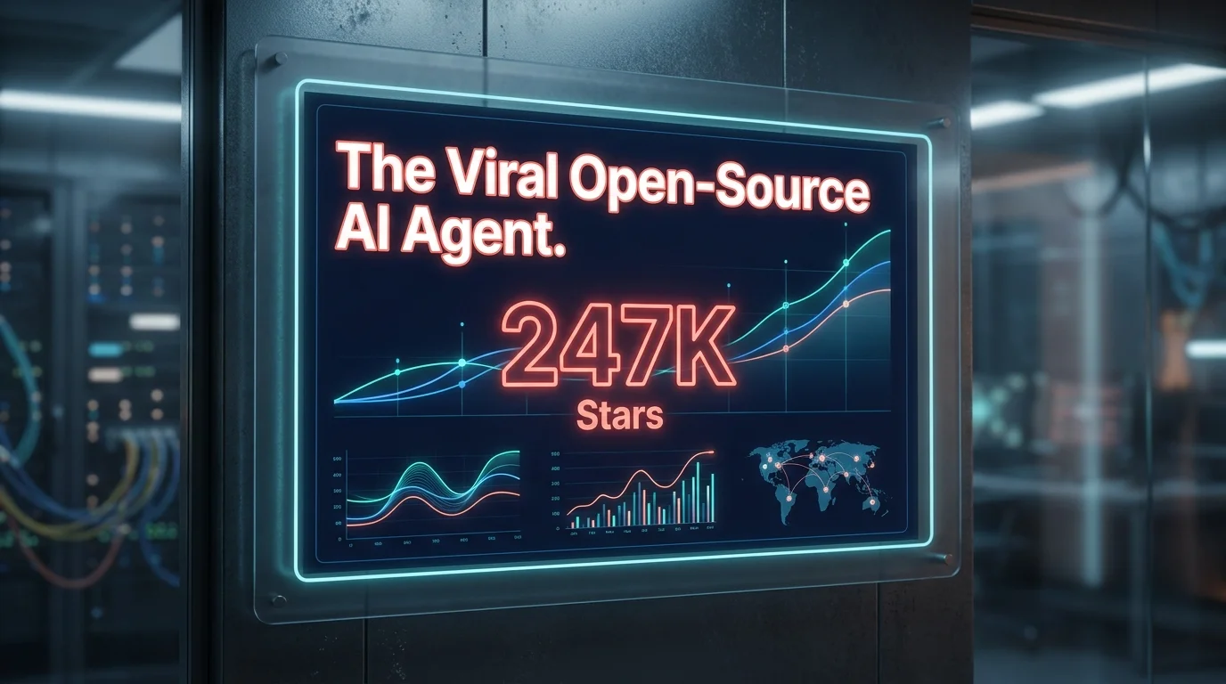 openclaw github stars dashboard showing 247,000+ stars and rapid community growth