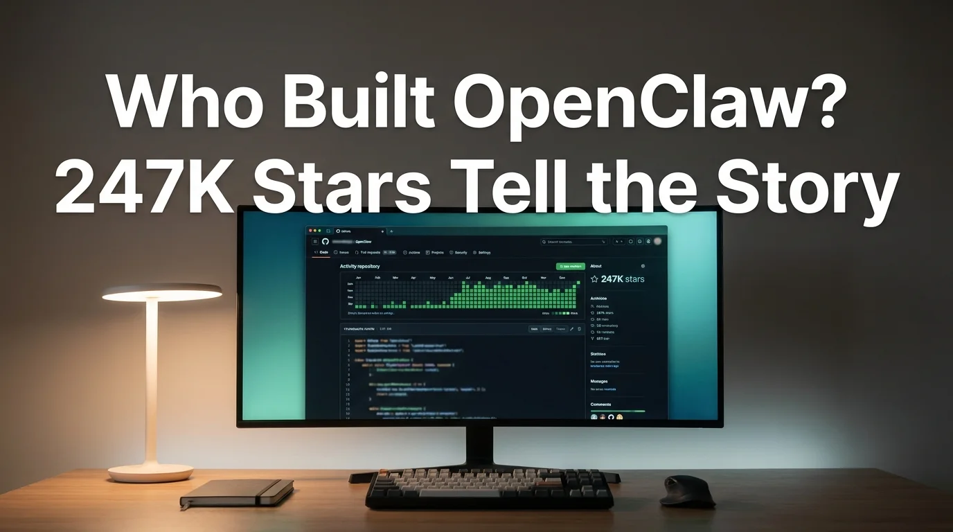 OpenClawHQ explains who owns openclaw with a developer workspace showing a GitHub repository at 247K stars