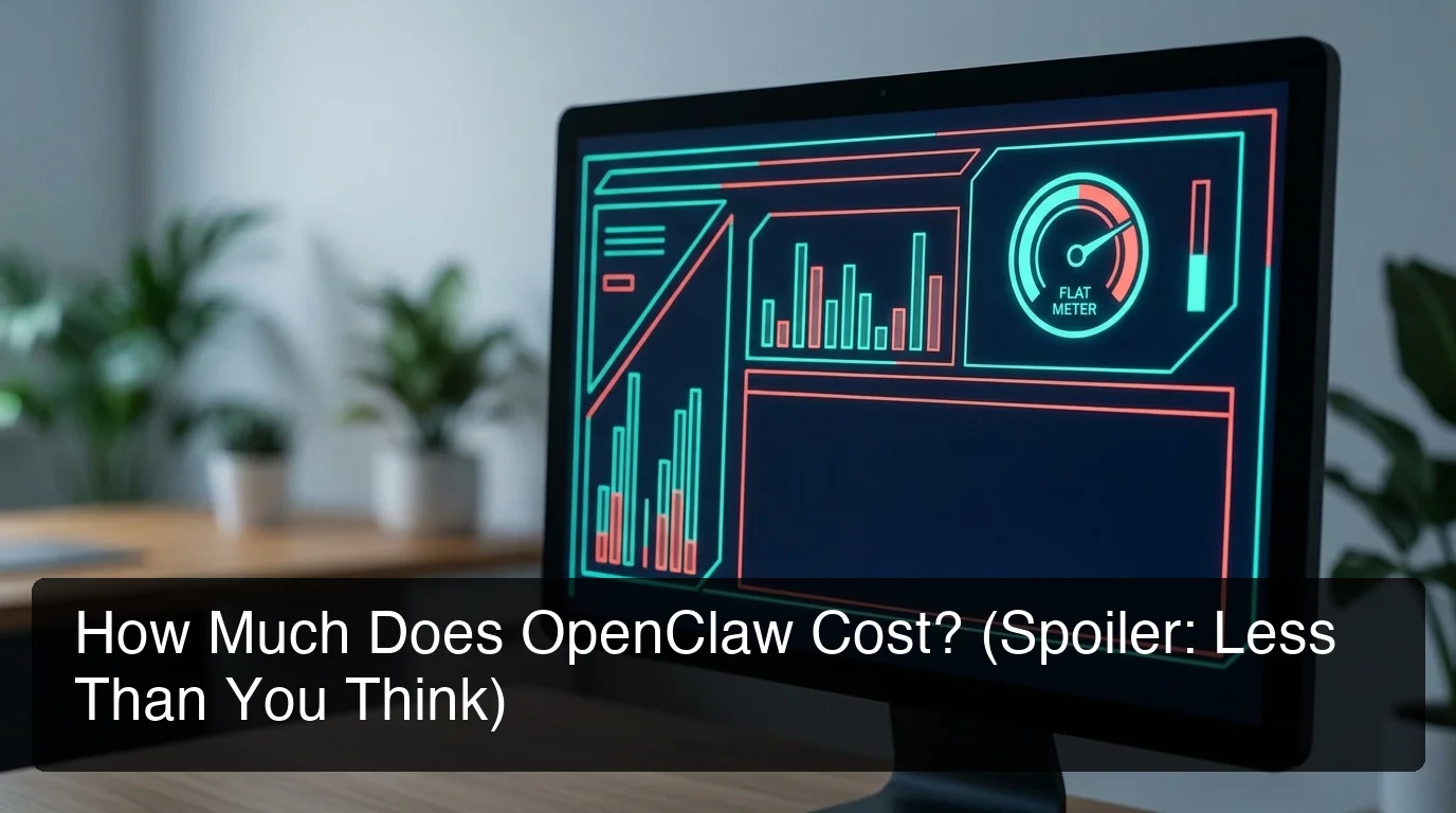 OpenClawHQ how much does openclaw cost showing pricing dashboard on dark terminal background with neon teal accents