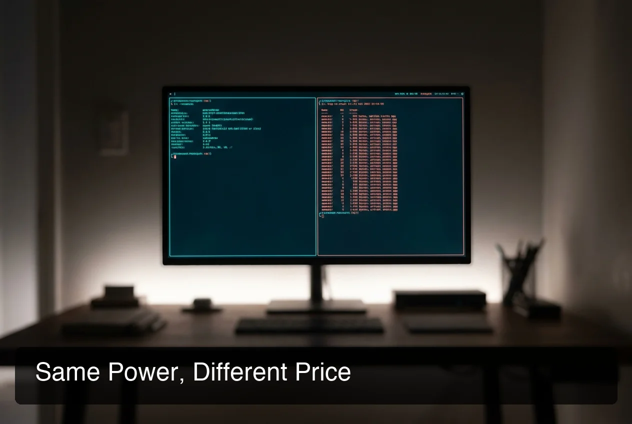OpenClawHQ feature parity comparison showing managed OpenClaw hosting capabilities