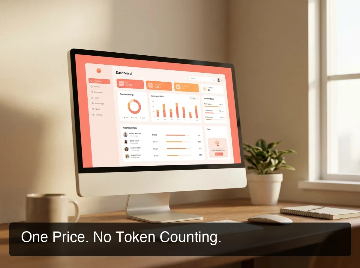 OpenClawHQ predictable billing dashboard showing flat-rate managed OpenClaw hosting