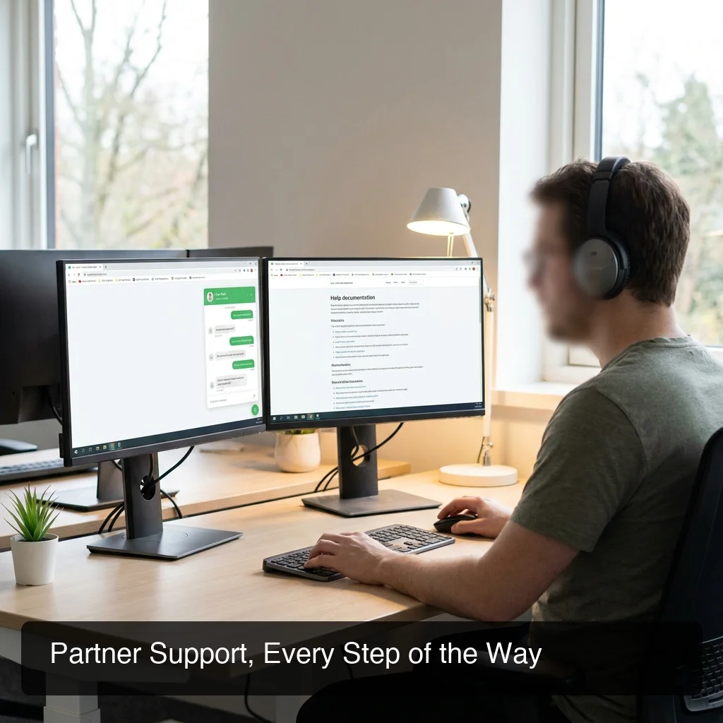 OpenClawHQ partner support team assisting affiliates with onboarding and ongoing campaign guidance