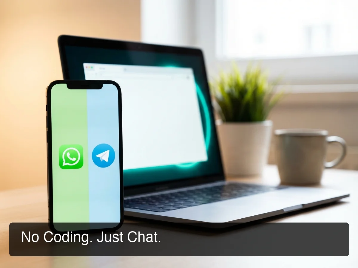 OpenClaw browser relay in action — no coding, just chat commands trigger full web automation