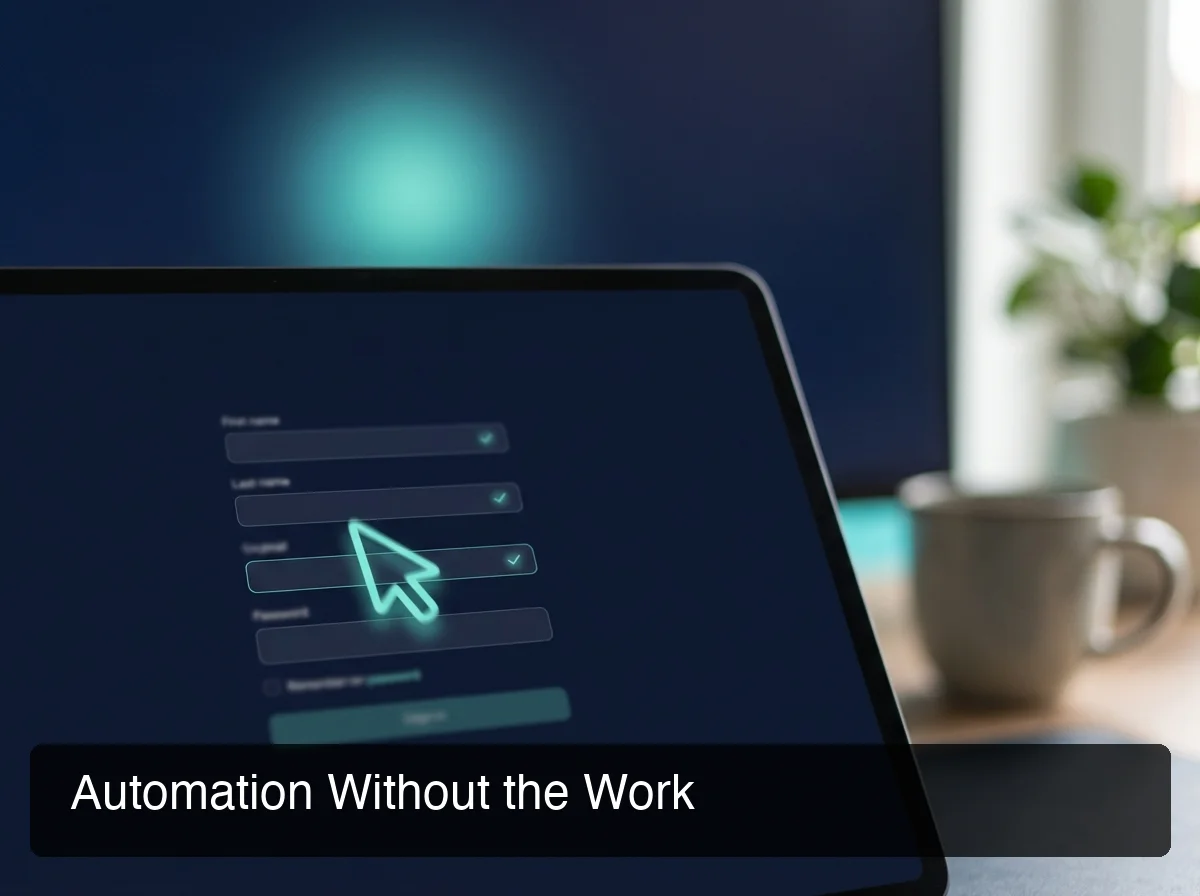 OpenClaw form-filling automation — automatic form submission via browser relay on dark navy background