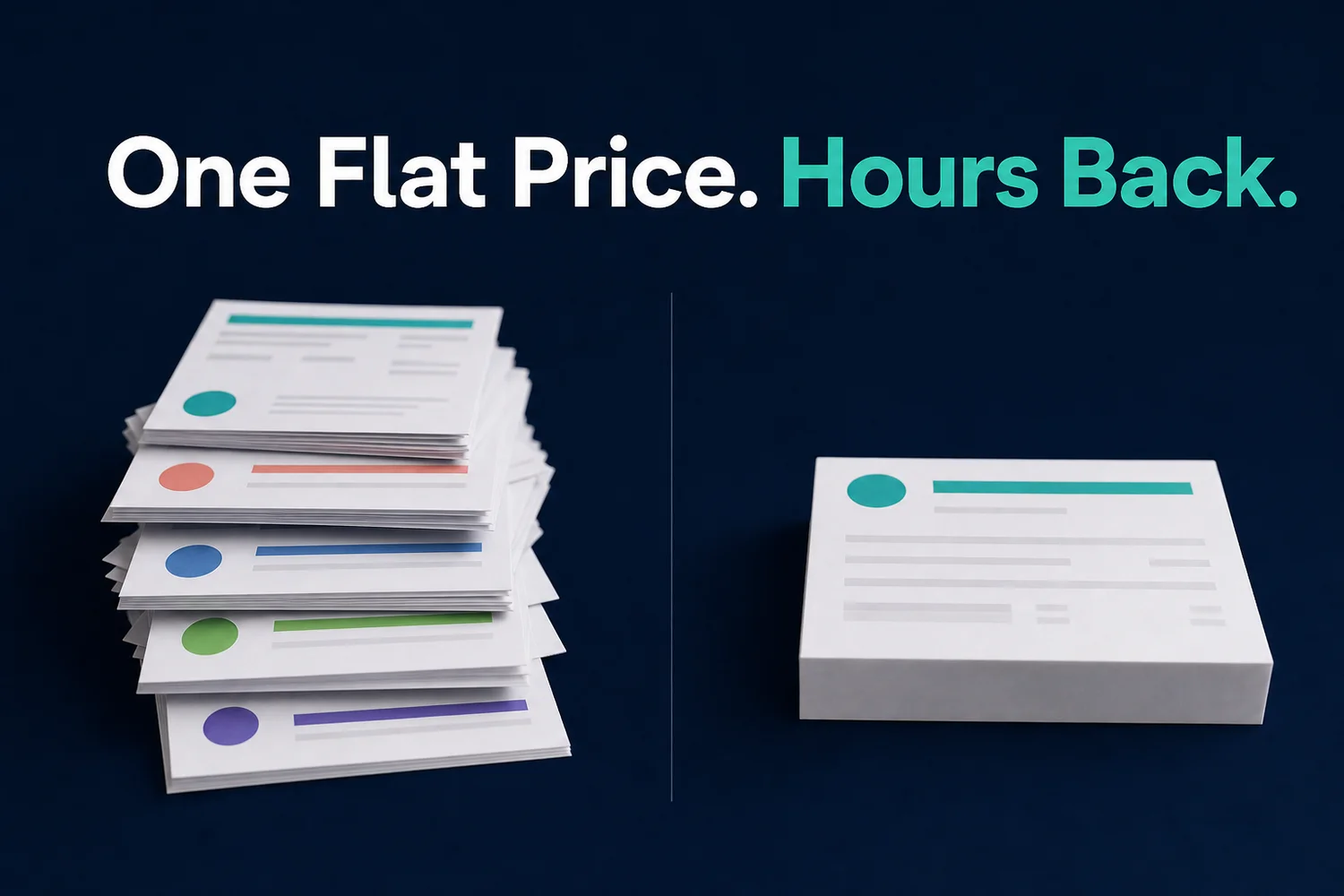 Comparison of several separate subscriptions versus one flat OpenClawHQ plan for consultants