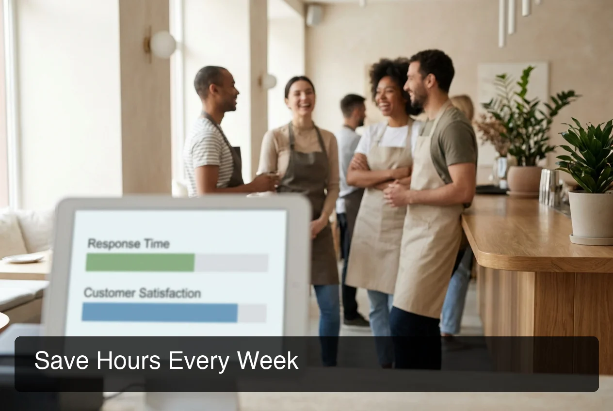 OpenClaw for restaurants staff saving time with automated customer messaging metrics