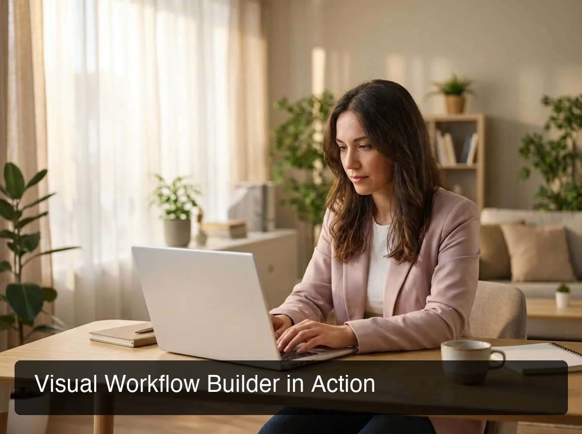 OpenClawHQ no-code visual automation interface showing workflow management on desktop