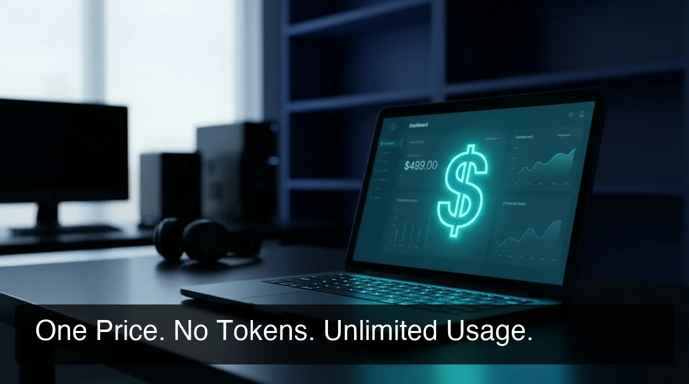 OpenClaw plans pricing overview showing single $49 price tag on dark navy dashboard with neon teal glow
