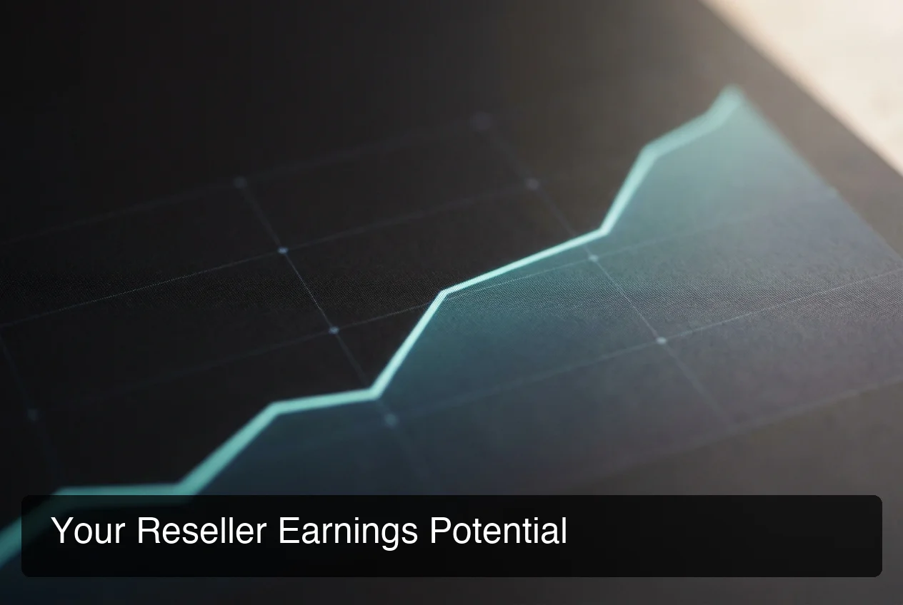 OpenClaw reseller earnings potential showing growth chart for agency recurring revenue