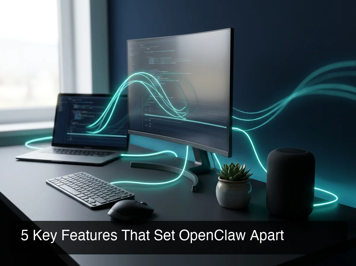 OpenClaw features overview — 5 key capabilities that separate it from standard chatbots