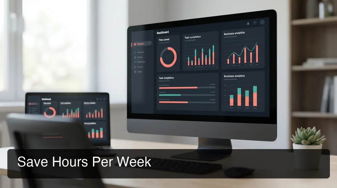 Business productivity metrics showing team time savings from OpenClaw Slack automation workflows