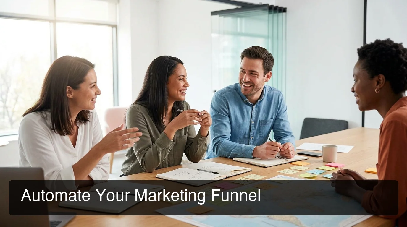 OpenClaw marketing automation funnel showing how businesses automate their marketing workflows