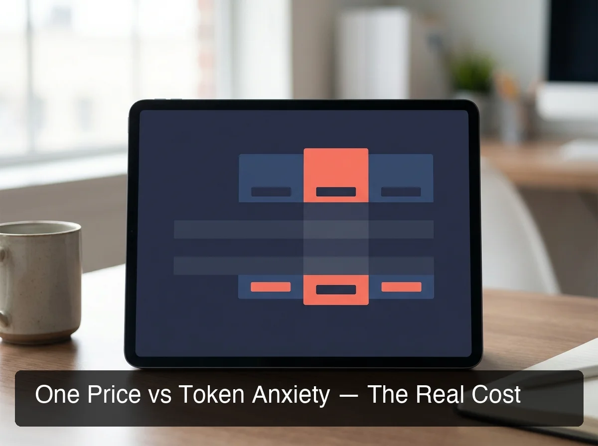 openclawhq pricing breakdown comparison showing flat versus variable cost structures on dark navy background