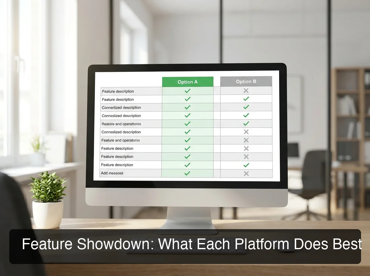 OpenClawHQ feature comparison matrix showing openclaw comparison of platform capabilities and integrations