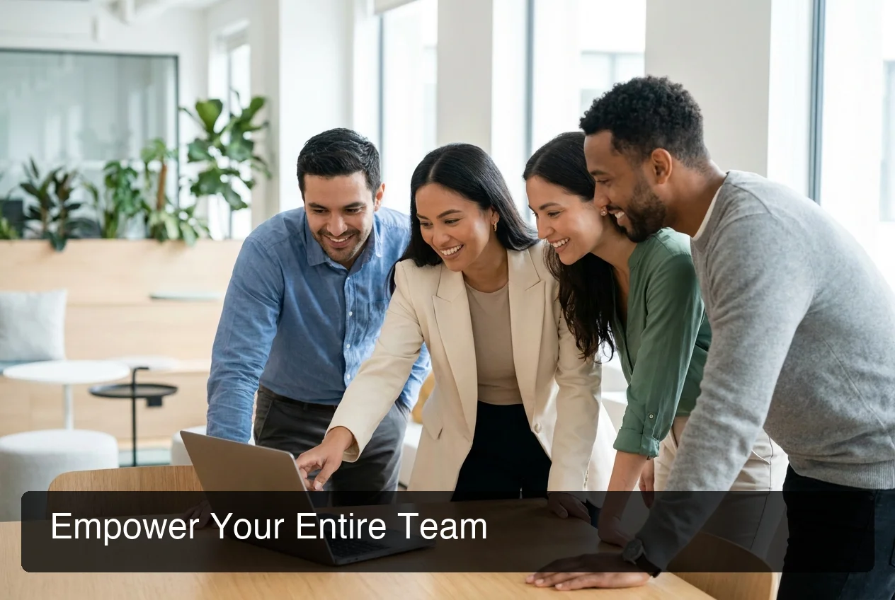 Diverse team of non-technical professionals using OpenClaw to empower their business workflows