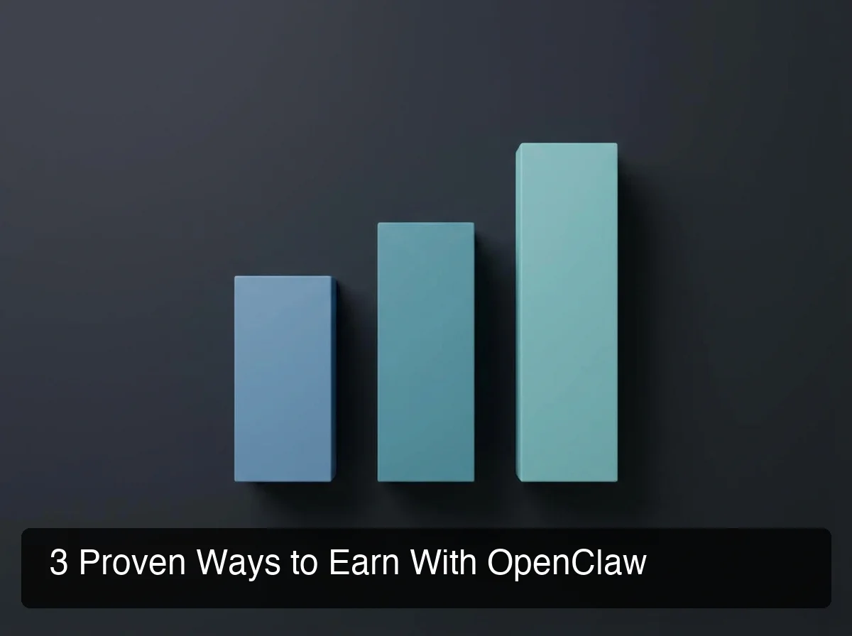 OpenClawHQ openclaw reseller revenue models — business growth chart with three ascending revenue bars