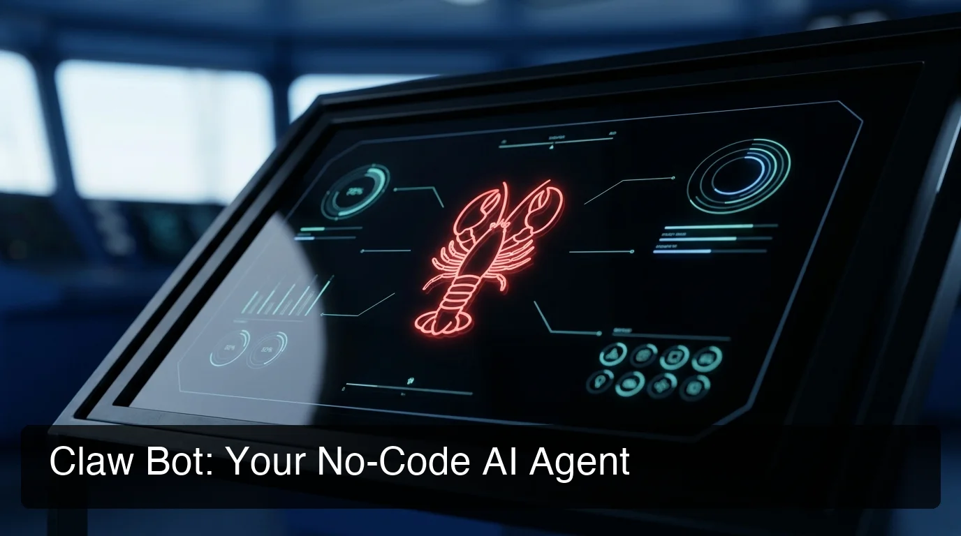 Claw Bot AI agent — OpenClaw no-code automation platform running across messaging apps