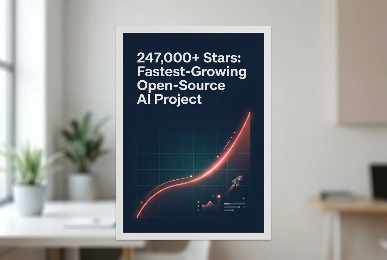 OpenClaw GitHub star growth curve showing the climb to 247,000 stars